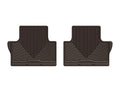 WeatherTech 2007-2014 Volvo S80 Rear Rubber Mats - Cocoa