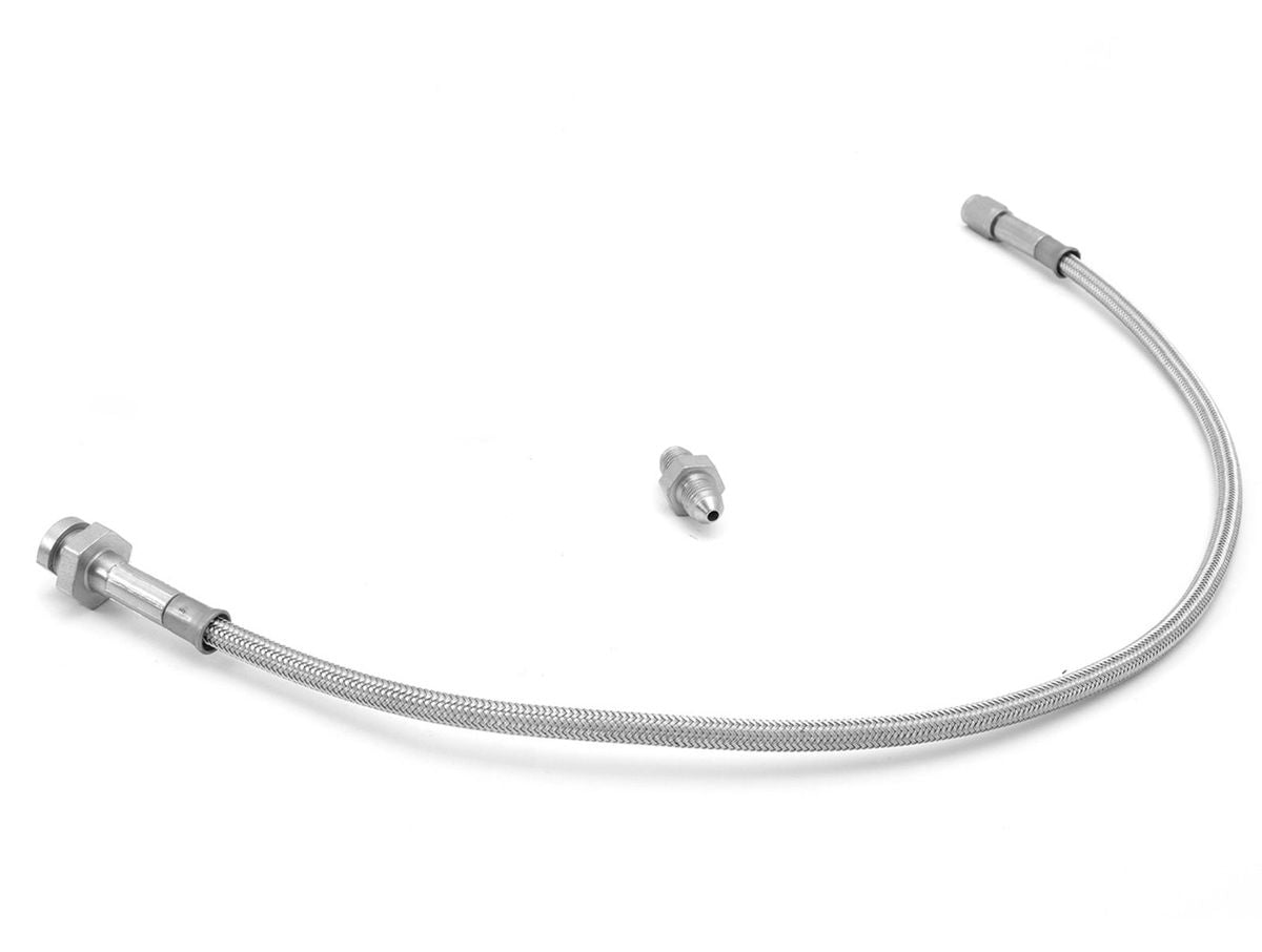 Brake Hose Kit Front Stainless Steel Drum 76-78 Jeep CJ5/CJ7 Rugged Ridge