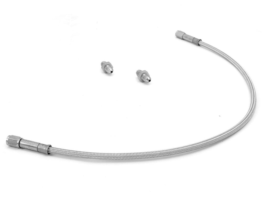 Brake Hose Kit Rear Braided Stainless Steel 67-73 Jeep CJ Rugged Ridge