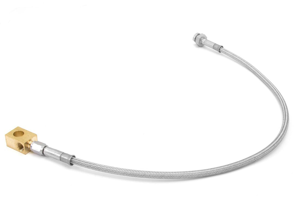 Brake Hose Kit Rear Braided Stainless Steel 72-75 Jeep CJ Rugged Ridge