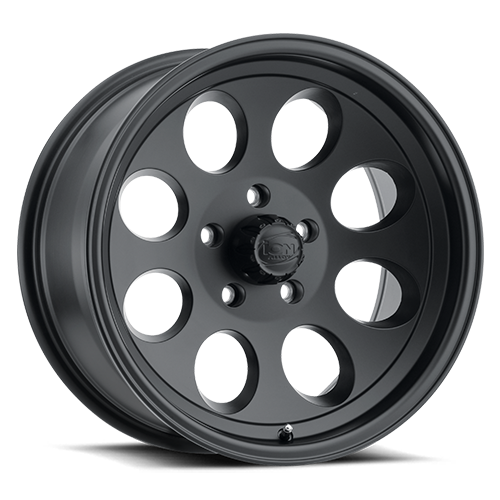 Cast Aluminum Wheels 171 MB 15x10 Matte Black 5 On 114.3 Bolt Pattern -38 Offset ION Wheels