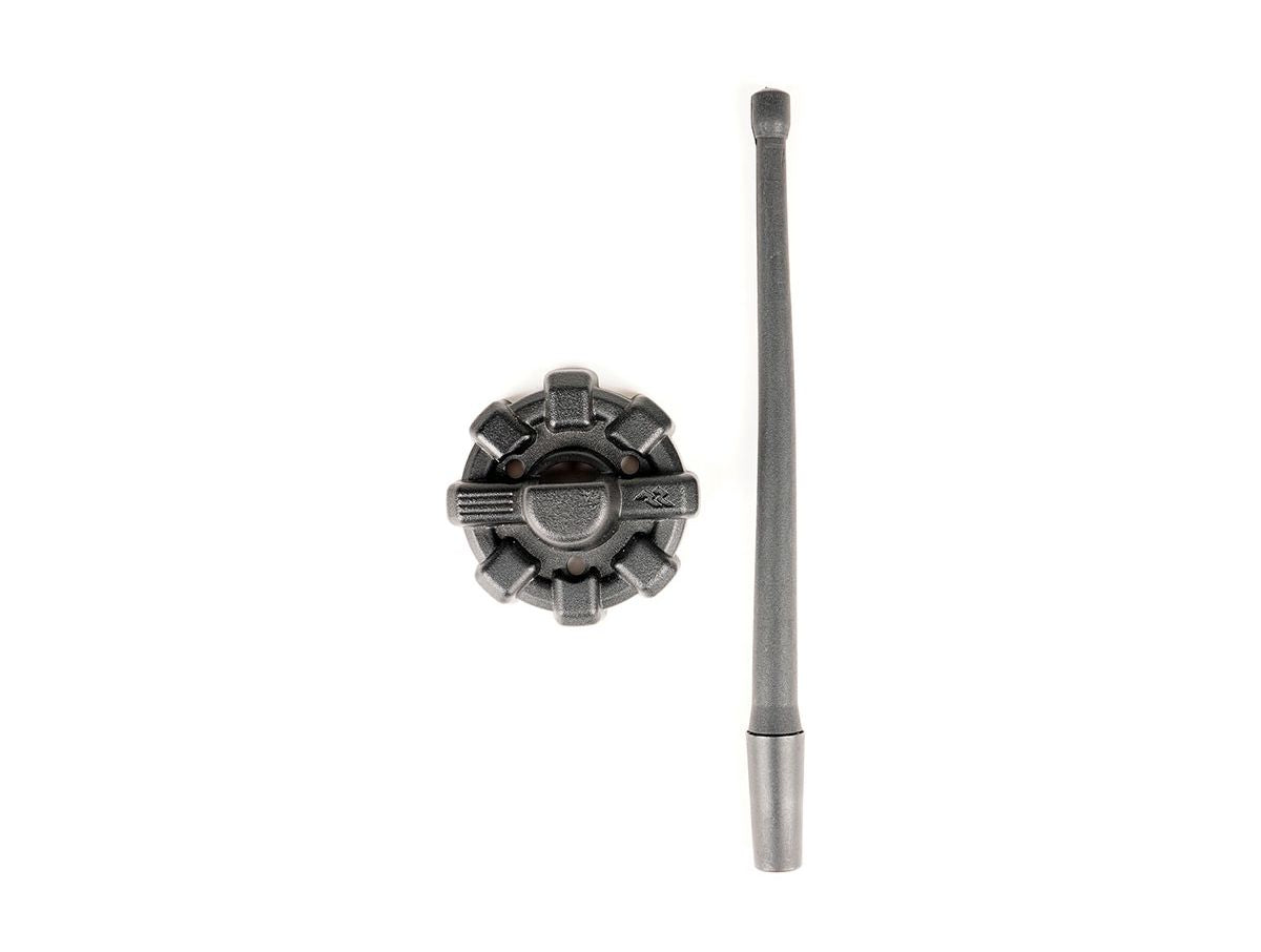 9 Inch Reflex Antenna with Base 07-Present Jeep Wrangler & Gladiator JK/Jl/Jt Rugged Ridge