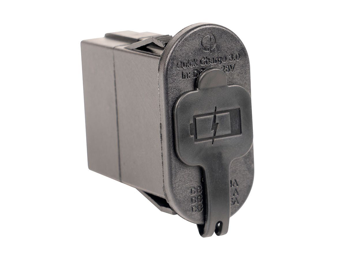 Dual USB Port with Qi Capabilities 3.0 Rugged Ridge