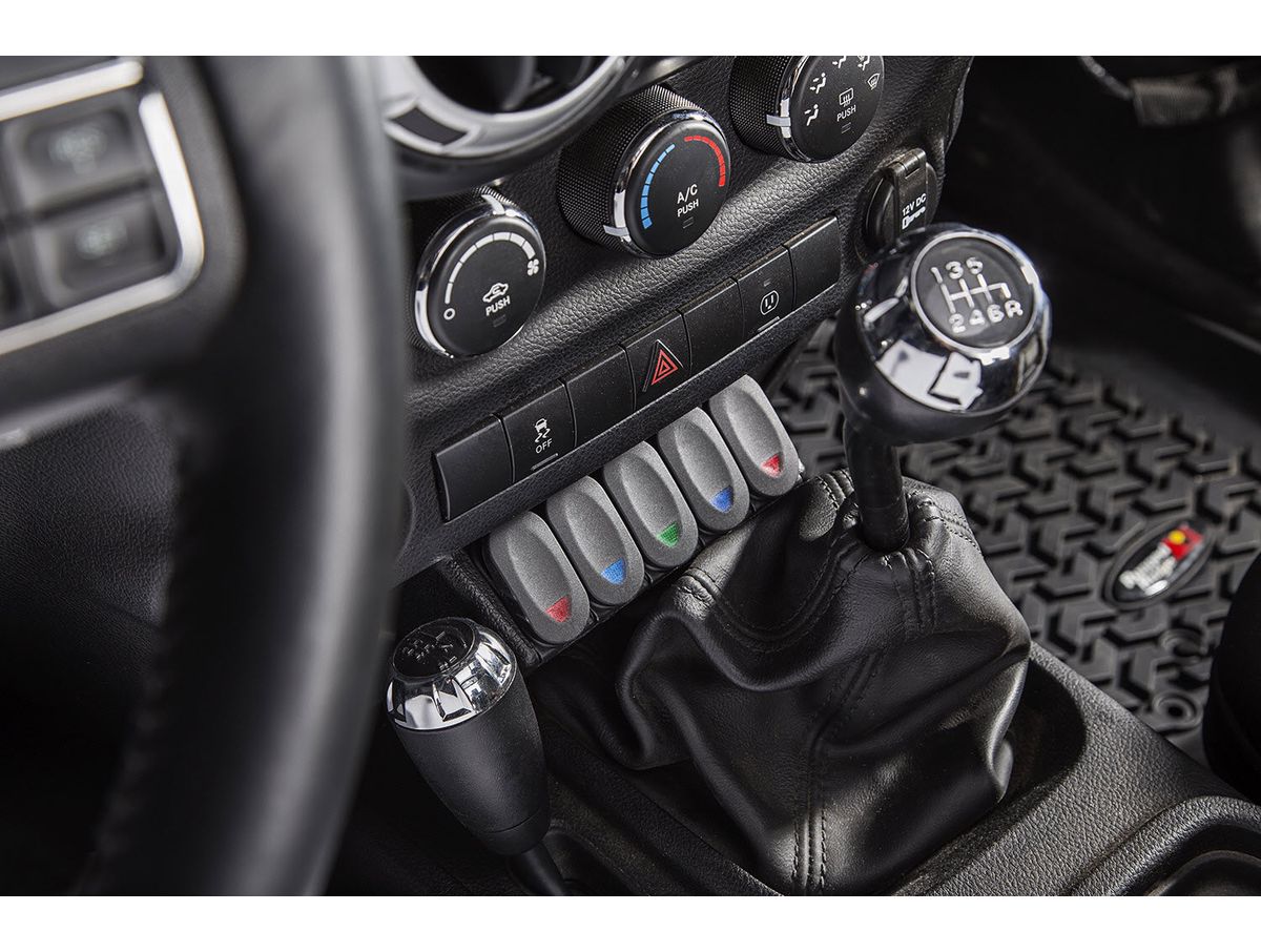 Switch Pod Panel Center Console Lower 11-18 Jeep Wrangler JK/JKU Rugged Ridge