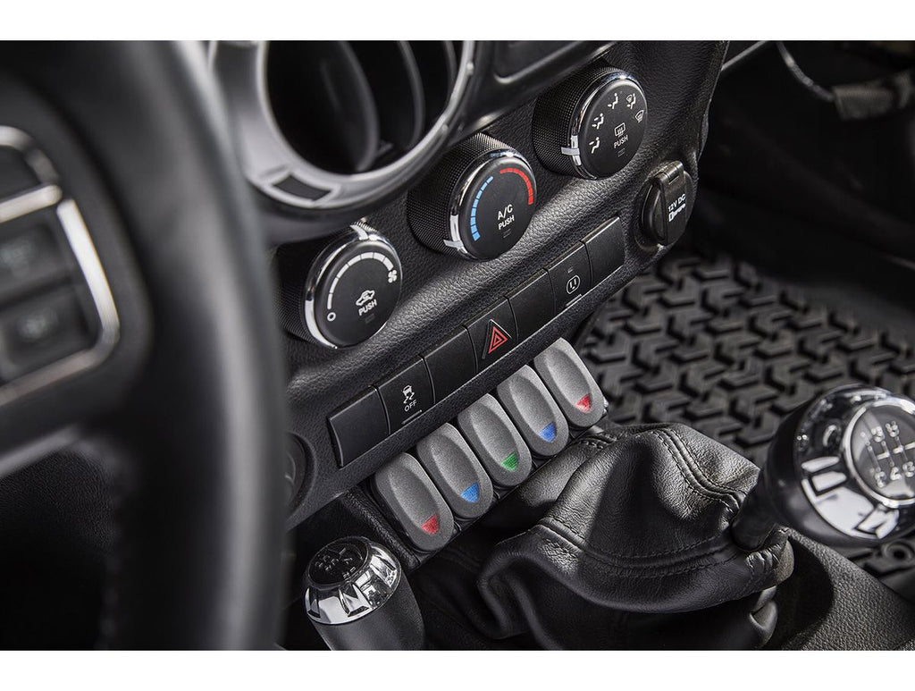 Switch Pod Panel Center Console Lower 11-18 Jeep Wrangler JK/JKU Rugged Ridge