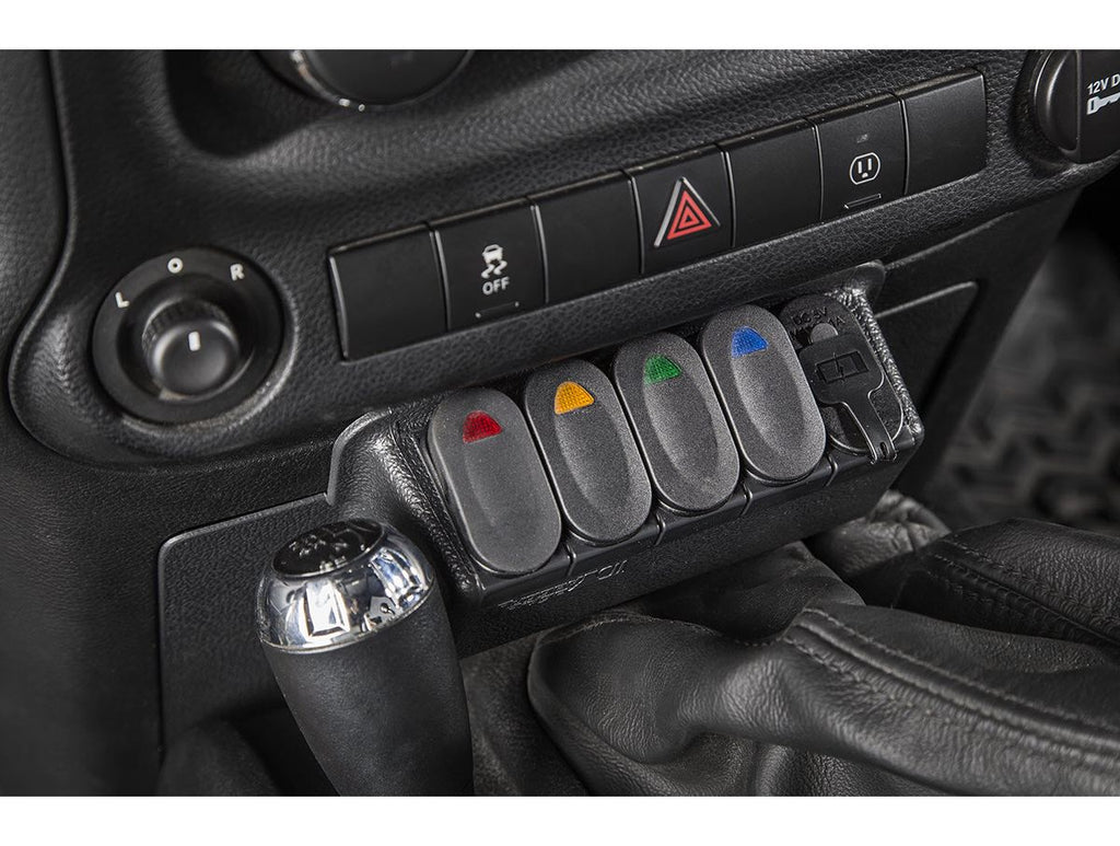 Switch Panel Kit Lower 11-18 Jeep Wrangler JK/JKU Rugged Ridge