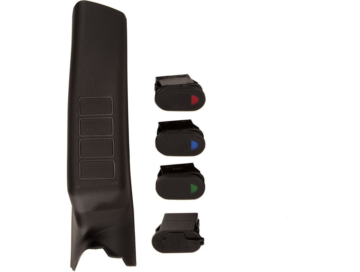 Switch Pod Kit A-Pillar 3 Switch USB Right 07-10 Wrangler JK/JKU Rugged Ridge