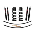Bronco Suspension Lift Kit 78-79 Ford Bronco w/Shock Black MAX Shocks 1.5-2 Inch Lift Incl. Front Coil Springs Rear Add-A-Leafs Skyjacker