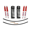 Bronco Suspension Lift Kit 78-79 Ford Bronco w/Shock 1.5-2 Inch Lift Incl. Front Coil Springs Rear Add-A-Leafs Skyjacker