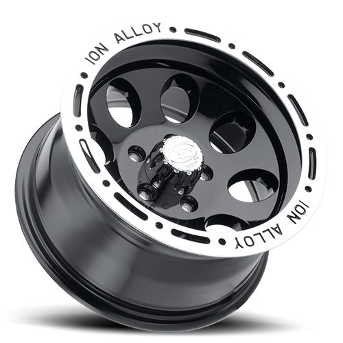 Cast Aluminum Wheels 174 18x9 Machined Lip Black ION Wheels