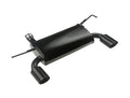 This Black Axle-back Exhaust System from Rugged Ridge Fits 07-18 Jeep Wrangler. Rugged Ridge