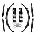 Bronco Suspension Lift Kit 75-79 Bronco w/Shock Black MAX Shocks 7 Inch Lift Incl. Coil Spring Leaf Spring U Bolt Kit Skyjacker