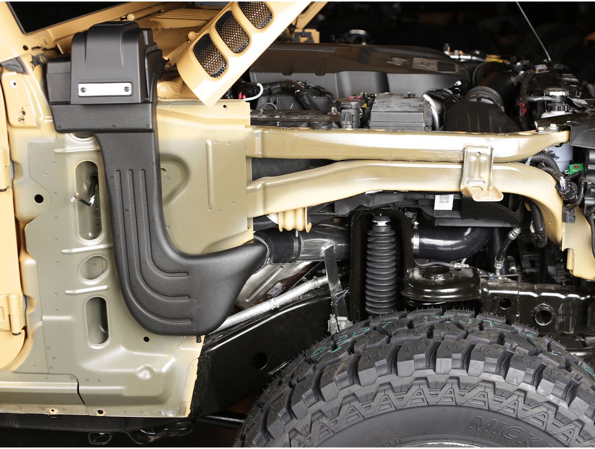 XHD Low Mount Snorkel Kit 07-11 Jeep Wrangler JK 3.8L Rugged Ridge