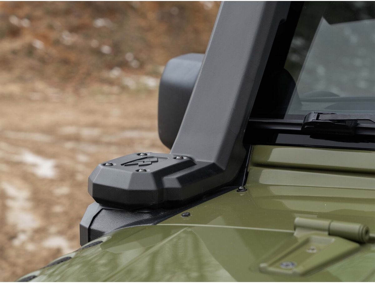 Amfib Low/ High Mount Snorkel Black Jeep Rugged Ridge