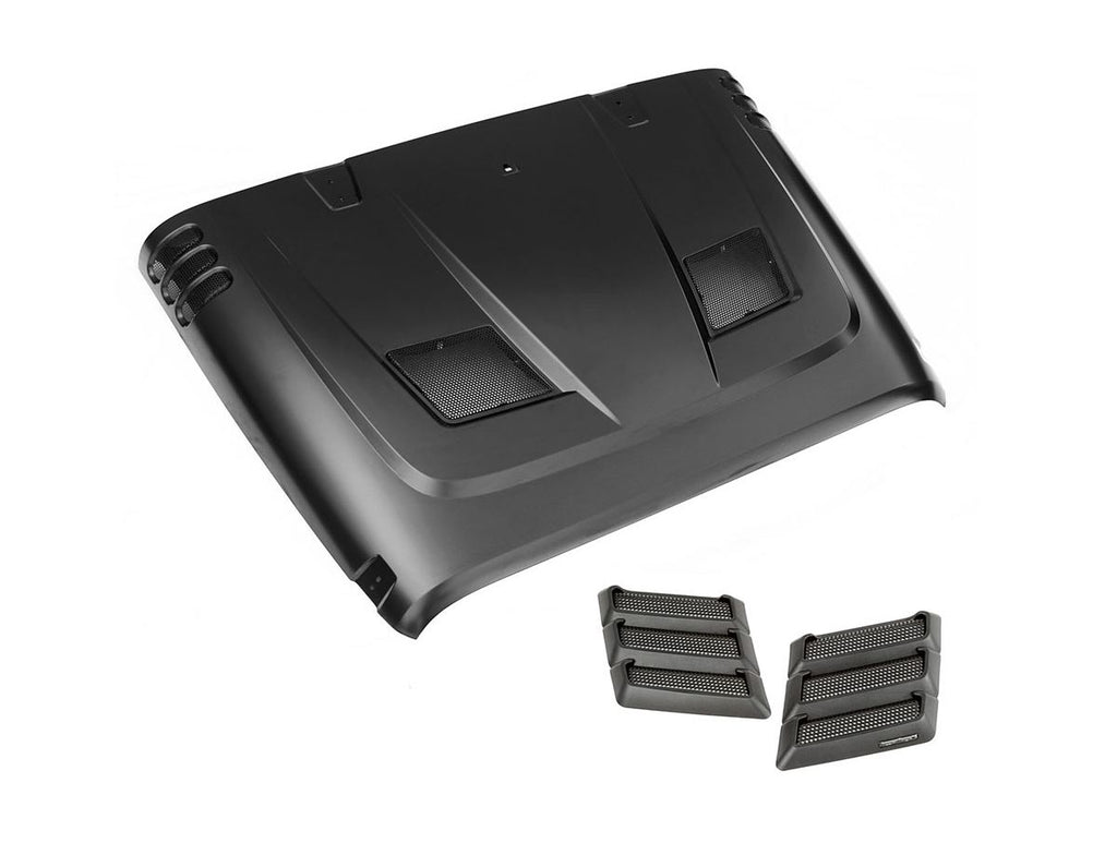 Performance Vented Hood Kit 07-18 Jeep Wrangler JK Rugged Ridge