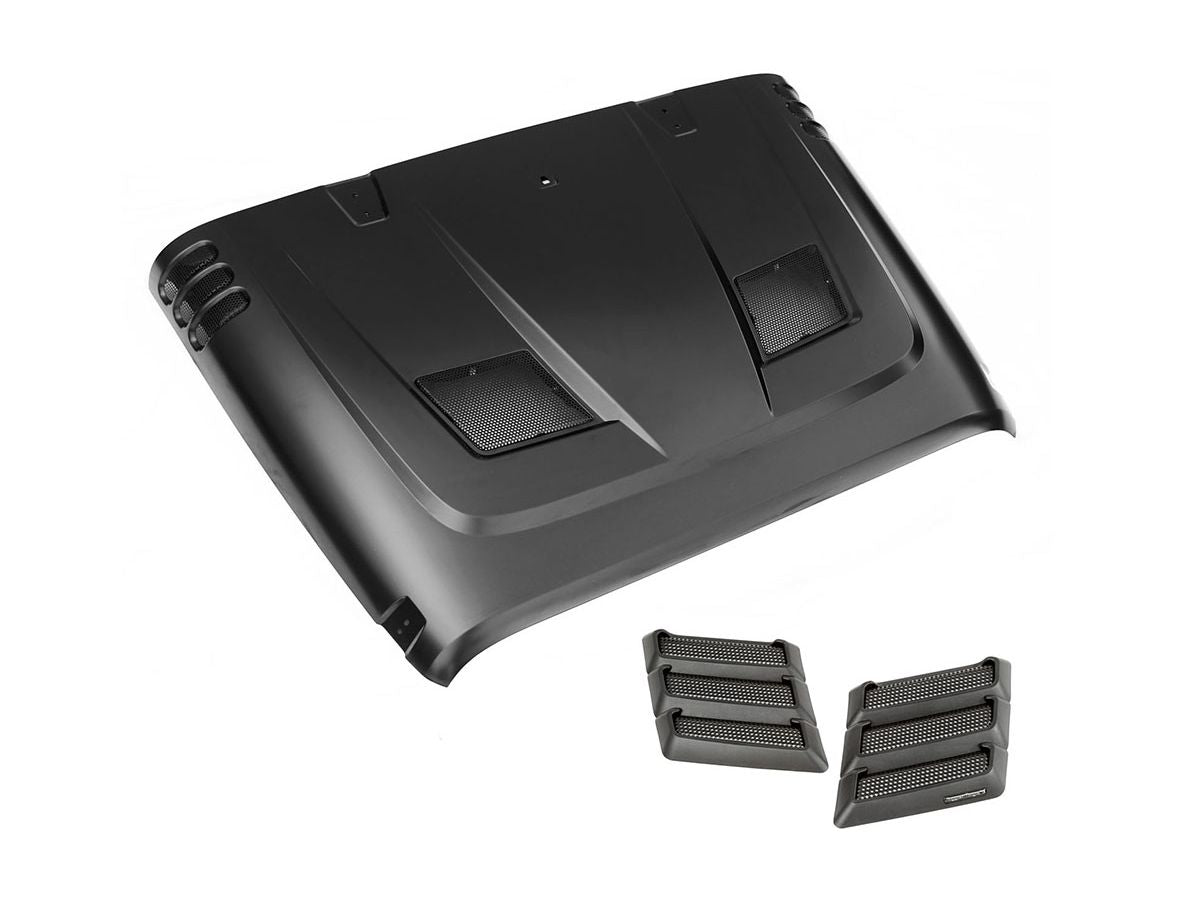 Performance Vented Hood Kit 07-18 Jeep Wrangler JK Rugged Ridge