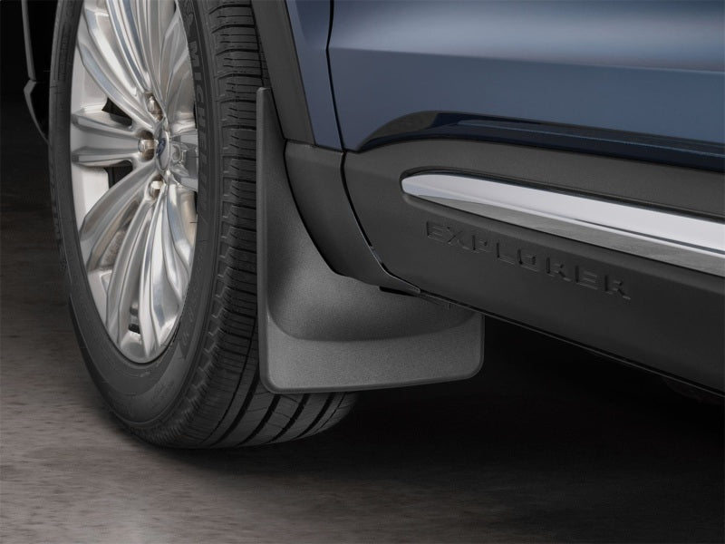 WeatherTech 20+ Ford Explorer Front No Drill Mudflaps - Black