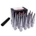 Raceline 12x1.5 XL Spike Chrome Lug Nuts (Set of 24)