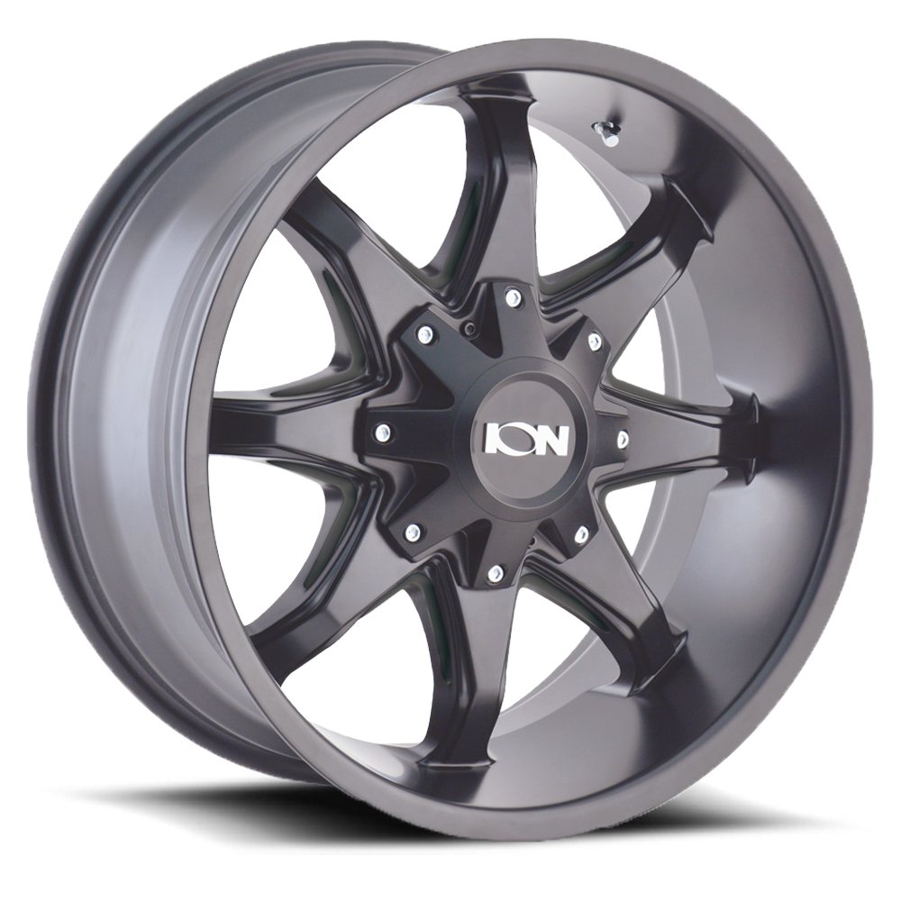 Cast Aluminum Wheels 181 SB 18x9 Satin Black ION Wheels