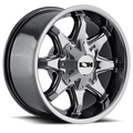 Cast Aluminum Wheels 181 SL 18x9 Graphite Silver ION Wheels