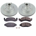 Power Stop 1986 Ford E-150 Front Z17 Evolution Geomet Coated Brake Kit