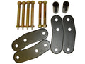 Suspension Leaf Spring Shackle Kit Rear 1 Inch Lift Heavy duty, greasable, no bushings 87-95 YJ Rugged Ridge