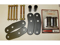 Suspension Leaf Spring Shackle Kit Rear 1 Inch Lift Heavy duty, greasable, with black bushings included 87-95 YJ Rugged Ridge