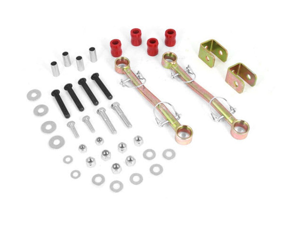 Suspension Stabilizer Bar Link Kit Front 4 Inch Lift 97-06 Jeep TJ Rugged Ridge
