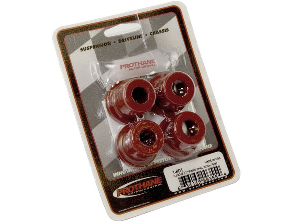 Bushing Set-4 Shackle 1976-1986 by Rugged Ridge