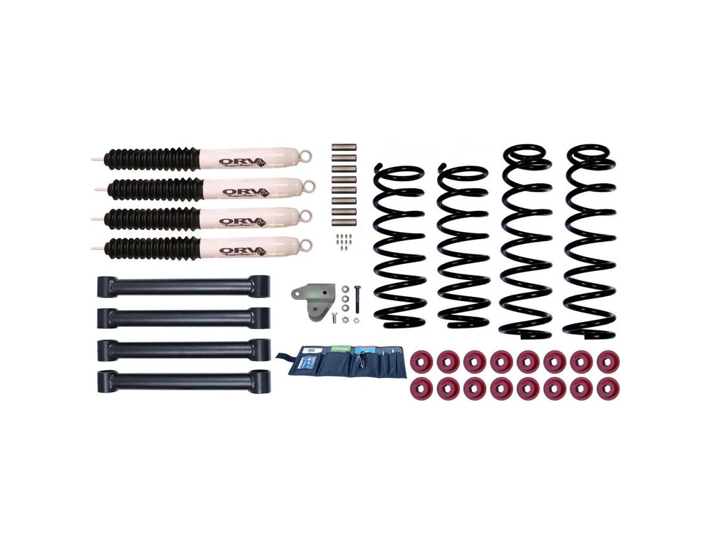 This 3 Inch Lift Kit from Rugged Ridge Fits 93-98 Jeep Grand Cherokee Zj. Rugged Ridge