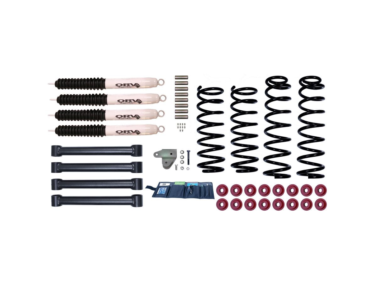 This 3 Inch Lift Kit from Rugged Ridge Fits 93-98 Jeep Grand Cherokee Zj. Rugged Ridge