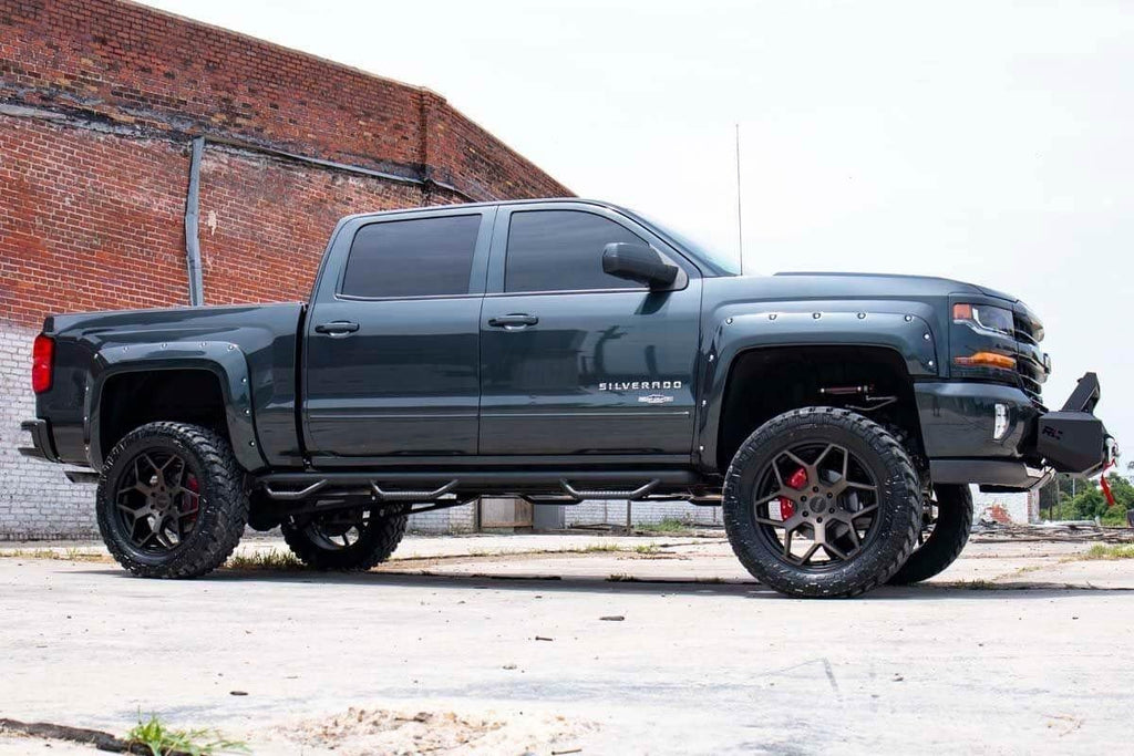 7 Inch Lift Kit Alum/Stamp Steel Vertex Silverado/Sierra 1500 2WD (14-18 & Classic) Rough Country