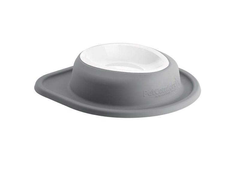 WeatherTech Pet Feeding System Single Low 32oz 3in. Poly Bowl - Dark Grey