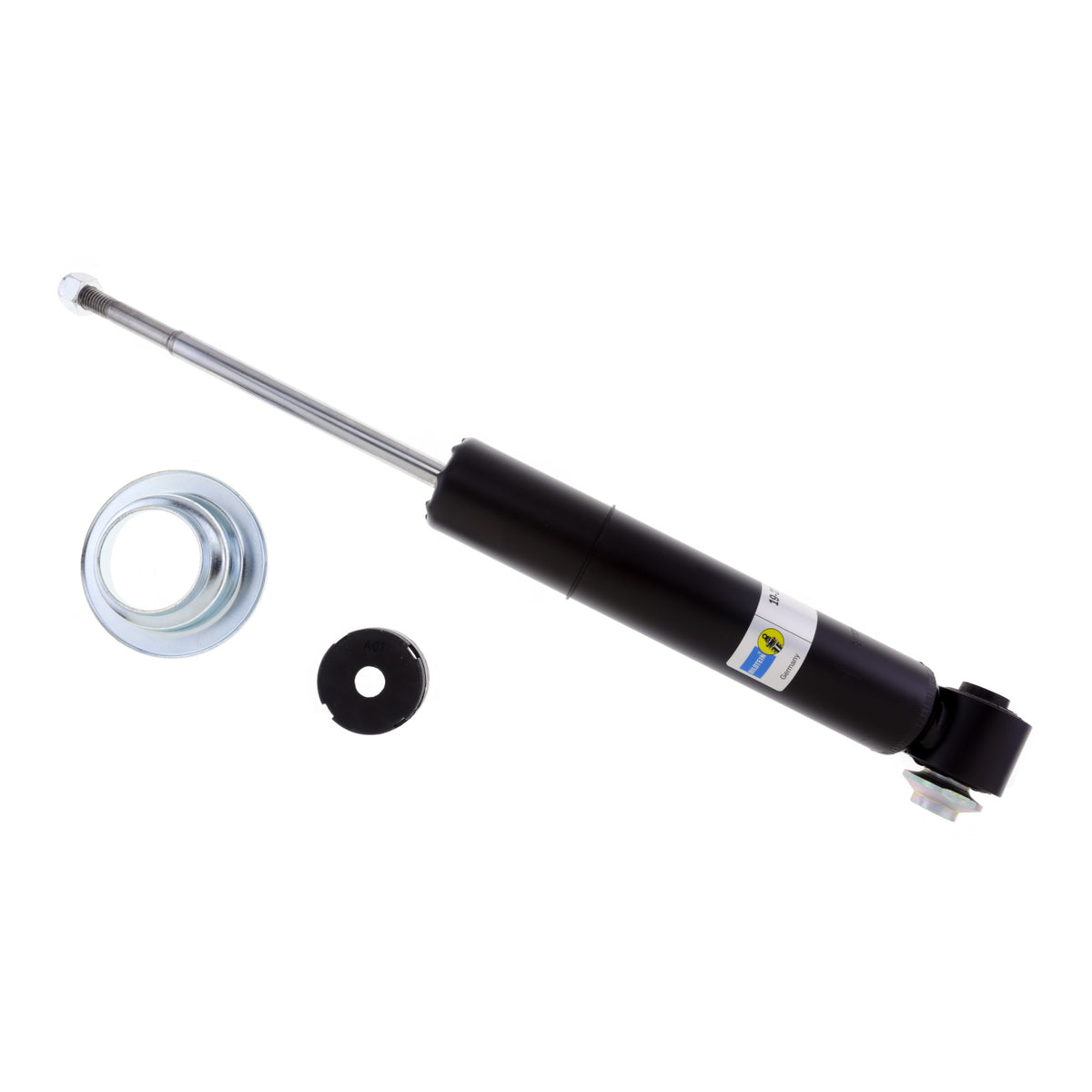 Suspension Shock Absorber Twintube Rear BMW 645Ci 2005-2004 650i 2010-2006 Eye 15.8mm Stem Black Paint B4 OE Replacement Bilstein