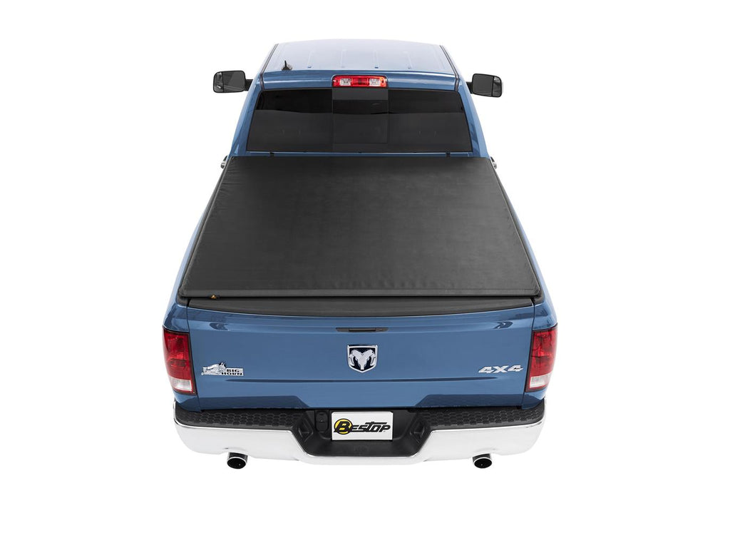 EZ-Roll Soft Tonneau Cover For Dodge 2000-2004 Dakota 5.3 Foot Black Tailgate Spoiler Not Included Bestop