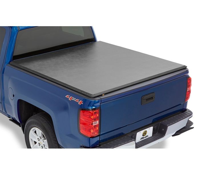 EZ-Roll Soft Tonneau Cover For Nissan 2005-2024 Frontier Black Tailgate Spoiler Not Included Bestop