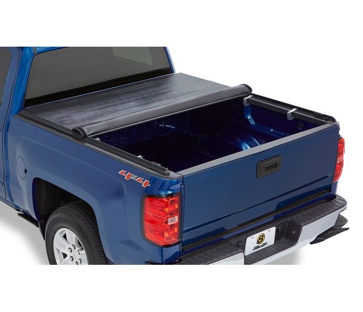 EZ-Fold Soft Tri-Fold Tonneau Cover For Chevy/GMC 2015-24 Colorado/Canyon Black Tailgate Spoiler Not Included Bestop
