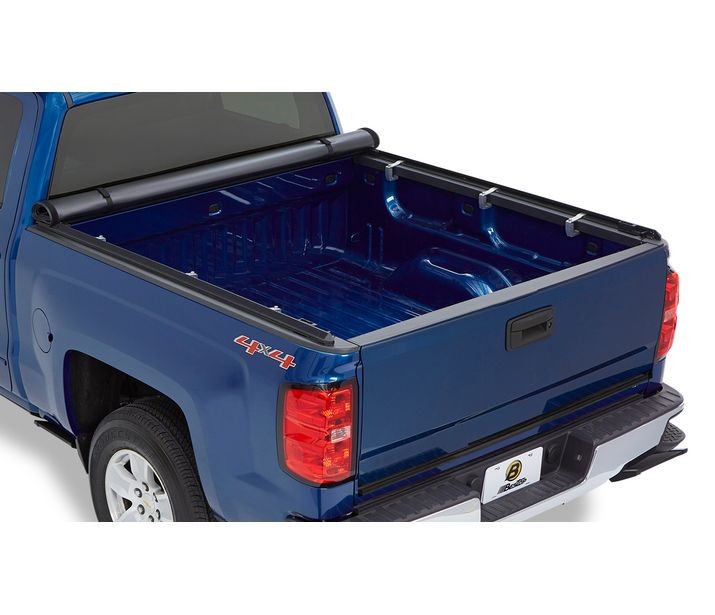 EZ-Fold Soft Tri-Fold Tonneau Cover For Chevy/GMC 2015-24 Colorado/Canyon Black Tailgate Spoiler Not Included Bestop