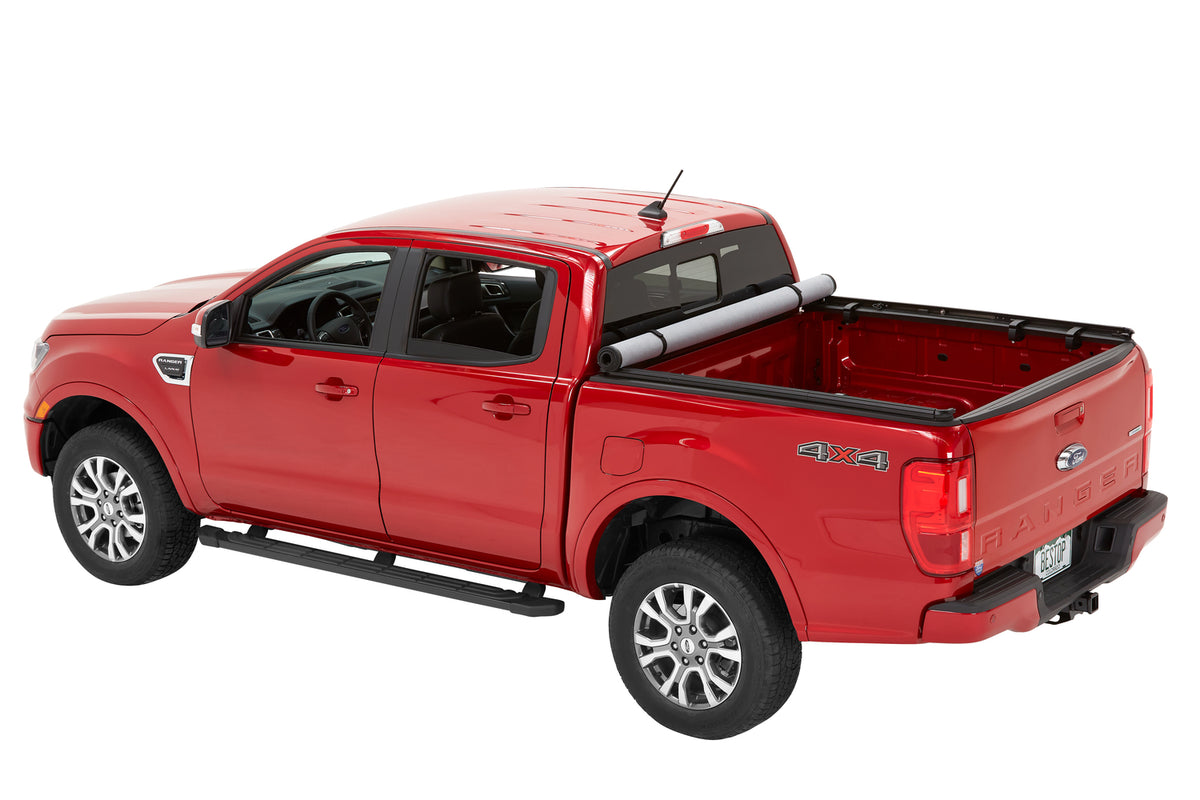 EZ-Roll Soft Tonneau Cover For Ford 2019-2024 Ranger Black Tailgate Spoiler Not Included Bestop