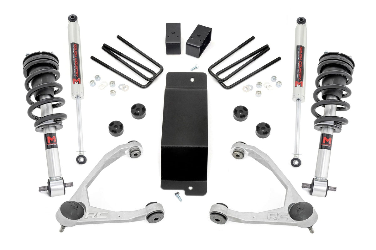 3.5 Inch Lift Kit Forged UCA M1 Strut - Silverado/Sierra 1500 (14-16) Rough Country