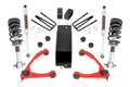 3.5 Inch Lift Kit Forged UCA M1 Strut - Red Silverado/Sierra 1500 (14-16) Rough Country