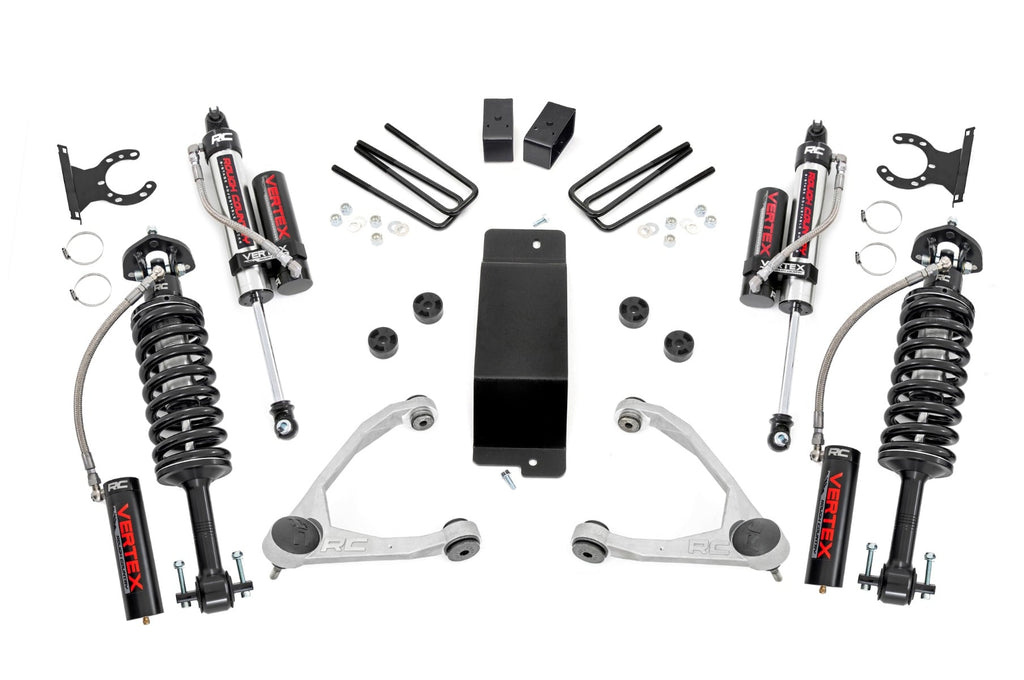 3.5 Inch Lift Kit Forged UCA Vertex Silverado/Sierra 1500 (07-16) Rough Country