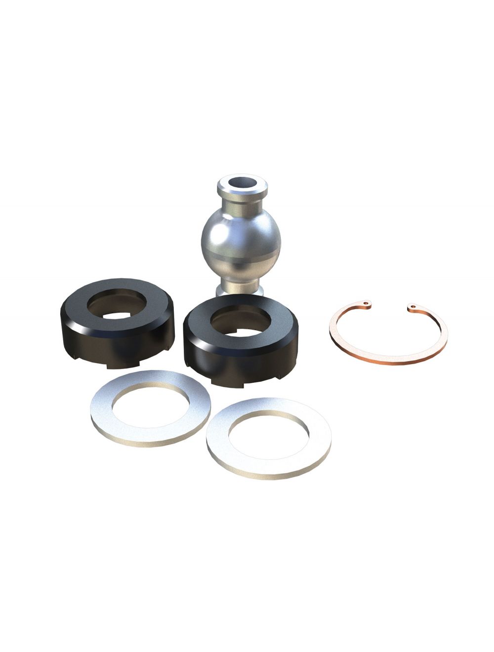 97-06 Jeep Wrangler TJ Control Arm Joint Rebuild Kit Front/Rear Upper Small Both Ends TeraFlex