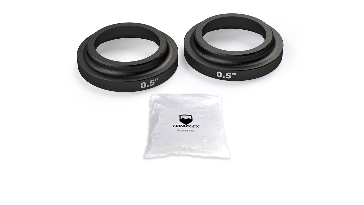 20-Up Jeep Gladiator 0.5 Inch Bump Stop Strike Pad Shim Kit Rear Upper TeraFlex