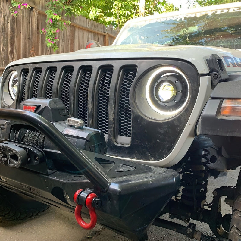 Oracle Jeep JL/Gladiator JT Oculus Bi-LED Projector Headlights - Amber/White Switchback