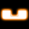 ORACLE Lighting Universal Illuminated LED Letter Badges - Matte Wht Surface Finish - U