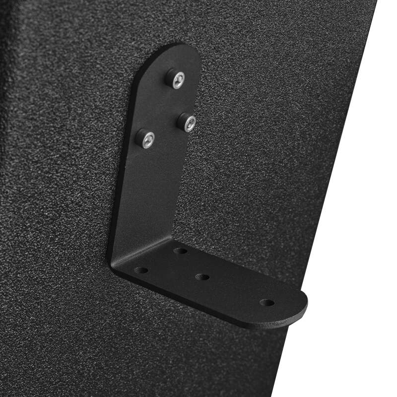 DS18 Polaris RZR 10in Subwoofer Enclosure w/EXL-X10.2D Subwoofer- Black Finish- Acrylic Window- LED