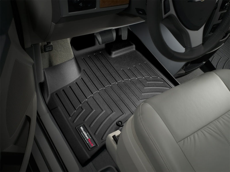 WeatherTech 08+ Chrysler Town & Country Front FloorLiner - Black