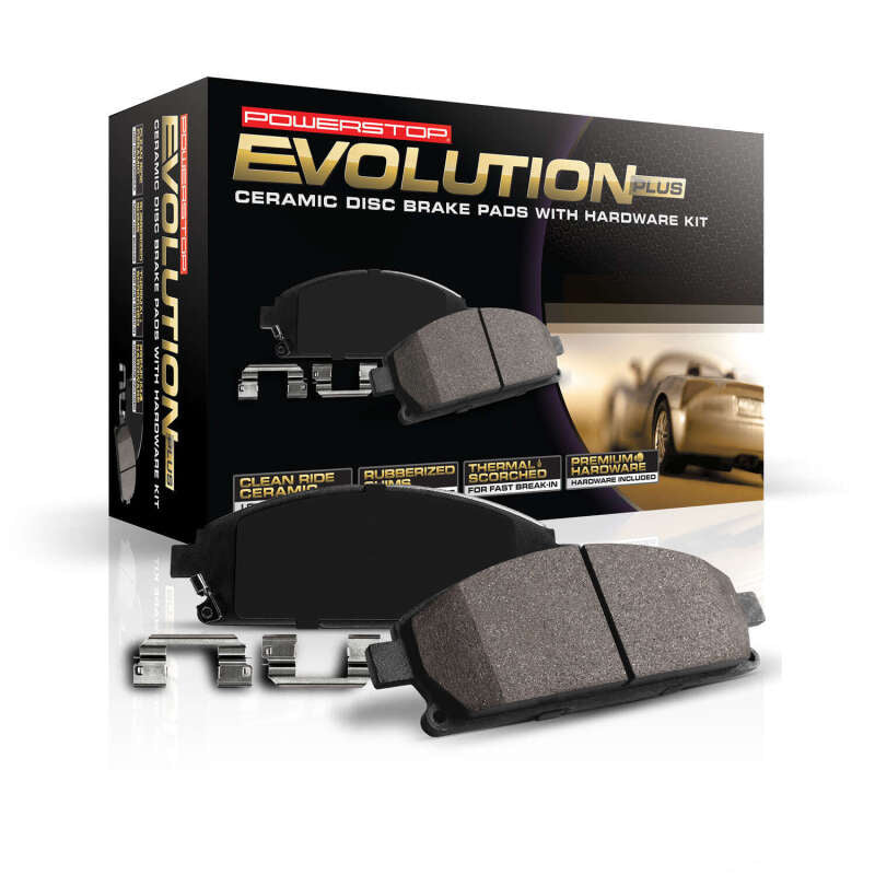 Power Stop 13-17 Ford Escape Front Z17 Evolution Ceramic Brake Pads w/Hardware