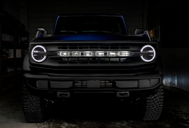 Oracle 2021 Ford Bronco DRL Upgrade w/ Halo Kit - ColorSHIFT w/ RF Controller